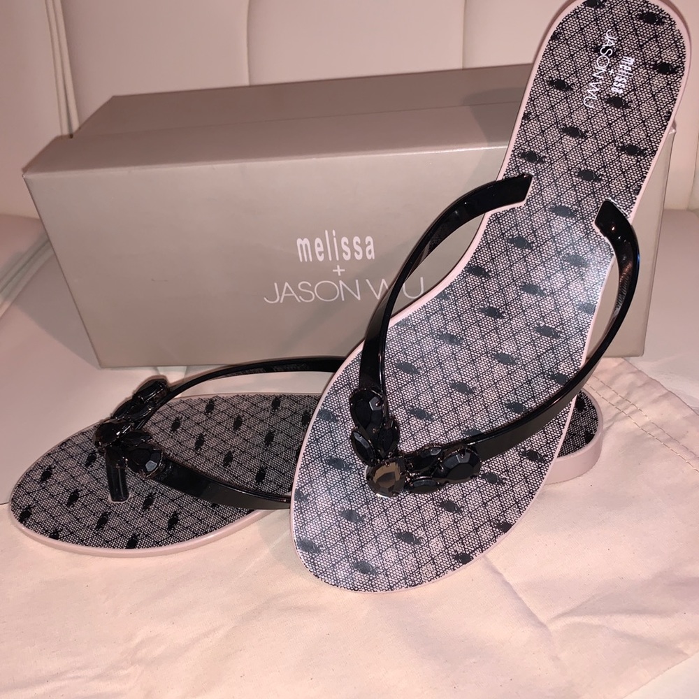 Melissa sandal Rhinestone Jason Wu Vintages Flip Flop